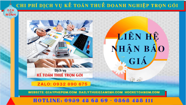 Bảng giá dịch vụ kế toán doanh nghiệp ở Đồng Tháp 
