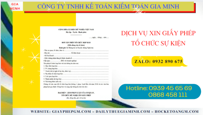 DỊCH VỤ XIN GIẤY PHÉP TỔ CHỨC SỰ KIỆN TẠI QUẢNG NAM 4 Dịch vụ xin giấy phép tổ chức sự kiện chuyên nghiệp tại Quảng Nam