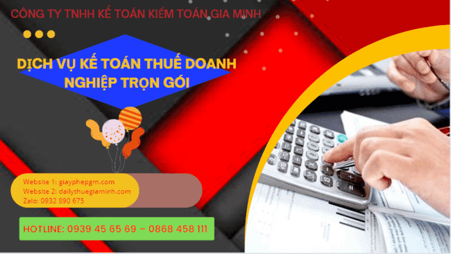 Dịch vụ kế toán thuế doanh nghiệp trọn gói tại Kon Tum