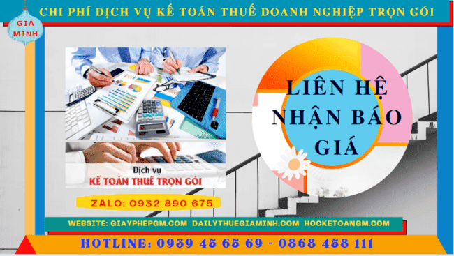 DỊCH VỤ KẾ TOÁN THUẾ DOANH NGHIỆP TRỌN GÓI TẠI LONG AN 11 Bảng giá dịch vụ kế toán doanh nghiệp ở Long An
