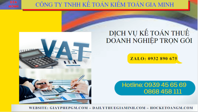 Đơn vị cung cấp dịch vụ kế toán thuế doanh nghiệp ở Quảng Nam 
