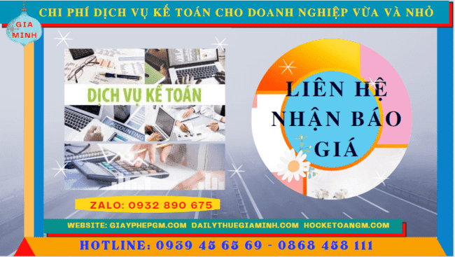 Bảng giá dịch vụ kế toán cho doanh nghiệp nhỏ và vừa ở An Giang