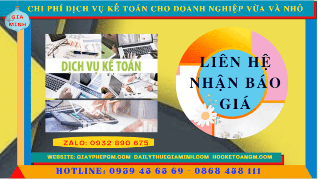 Bảng giá dịch vụ kế toán cho doanh nghiệp nhỏ và vừa ở Bắc Kạn