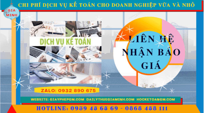 Bảng giá dịch vụ kế toán cho doanh nghiệp nhỏ và vừa ở Bến Tre