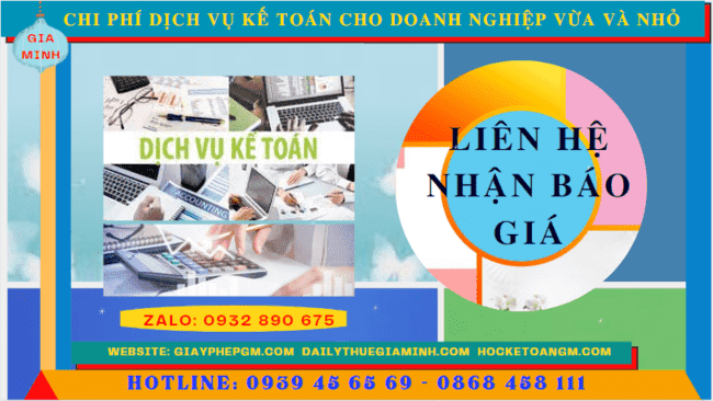 Bảng giá dịch vụ kế toán cho doanh nghiệp nhỏ và vừa ở Bình Định