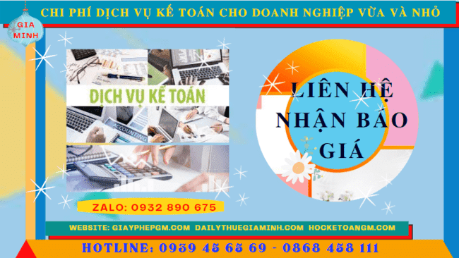 Bảng giá dịch vụ kế toán cho doanh nghiệp nhỏ và vừa ở Cà Mau