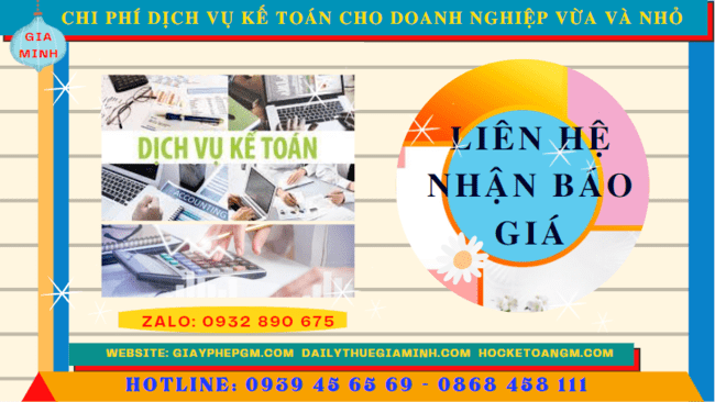 Bảng giá dịch vụ kế toán cho doanh nghiệp nhỏ và vừa ở Cao Bằng