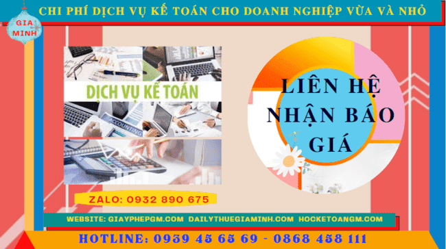 Dịch vụ kế toán cho doanh nghiệp vừa và nhỏ tại hà giang 5 Bảng giá dịch vụ kế toán cho doanh nghiệp nhỏ và vừa ở Hà Giang