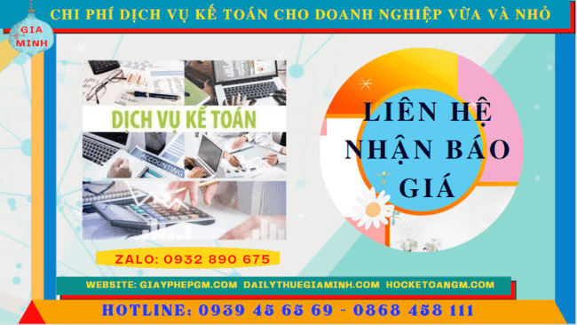 Bảng giá dịch vụ kế toán cho doanh nghiệp nhỏ và vừa ở Hà Nam