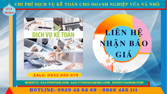 Dịch vụ kế toán cho doanh nghiệp vừa và nhỏ tại Hải Dương 5 Bảng giá dịch vụ kế toán cho doanh nghiệp nhỏ và vừa ở Hải Dương