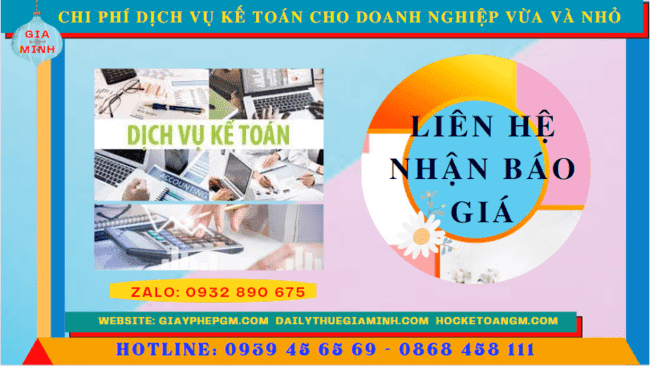 Bảng giá dịch vụ kế toán cho doanh nghiệp nhỏ và vừa ở Huế