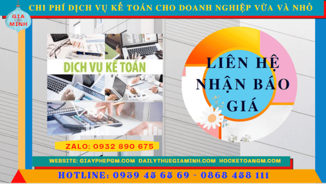 Bảng giá dịch vụ kế toán cho doanh nghiệp nhỏ và vừa ở Long An