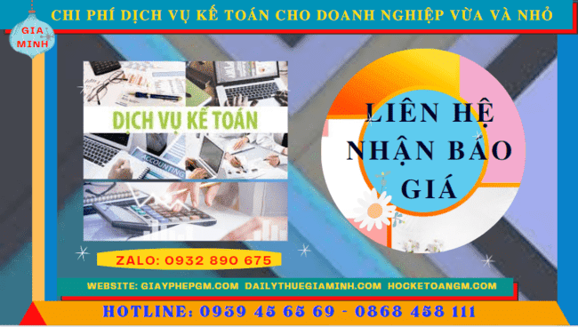 Bảng giá dịch vụ kế toán cho doanh nghiệp nhỏ và vừa ở Nam Định