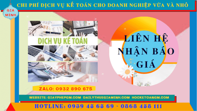 Bảng giá dịch vụ kế toán cho doanh nghiệp nhỏ và vừa ở Nghệ An