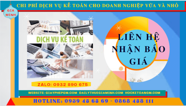 Bảng giá dịch vụ kế toán cho doanh nghiệp nhỏ và vừa ở Ninh Bình