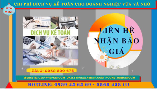 Dịch vụ kế toán cho doanh nghiệp vừa và nhỏ tại sơn la 5 Bảng giá dịch vụ kế toán cho doanh nghiệp nhỏ và vừa ở Sơn La