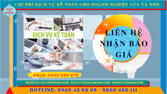 Bảng giá dịch vụ kế toán cho doanh nghiệp nhỏ và vừa ở Tiền Giang