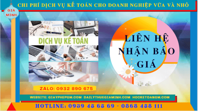 Bảng giá dịch vụ kế toán cho doanh nghiệp nhỏ và vừa ở Trà Vinh