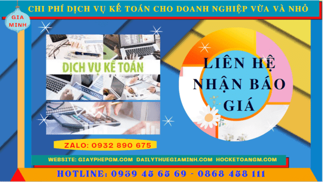 Dịch vụ kế toán cho doanh nghiệp vừa và nhỏ tại tuyên quang 5 Bảng giá dịch vụ kế toán cho doanh nghiệp nhỏ và vừa ở Tuyên Quang
