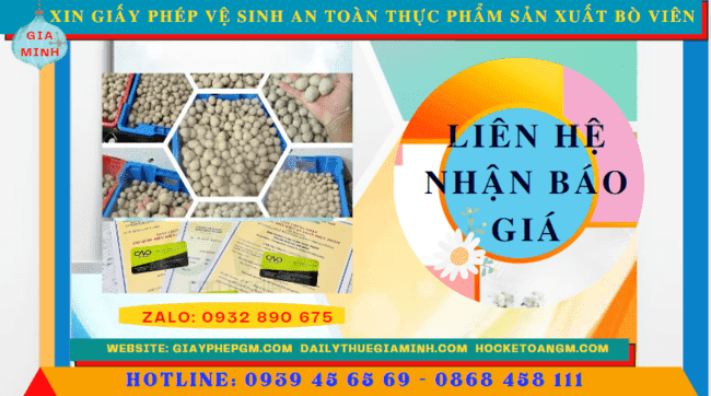 Xin giấy phép vệ sinh an toàn thực phẩm sản xuất bò viên tại TP Hưng Yên 5 Chi phí xin giấy phép vệ sinh an toàn thực phẩm sản xuất bò viên tại TP Hưng Yên