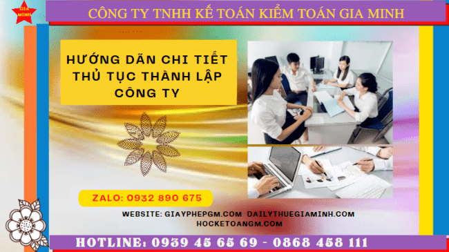 Thủ tục thành lập công ty tại Hưng Yên 2025 – Hướng dẫn chi tiết từng bước 5 Chi tiết thủ tục thành lập công ty tại Hưng Yên