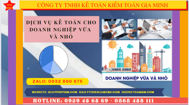 Dịch vụ kế toán cho doanh nghiệp vừa và nhỏ trọn gói ở Bạc Liêu