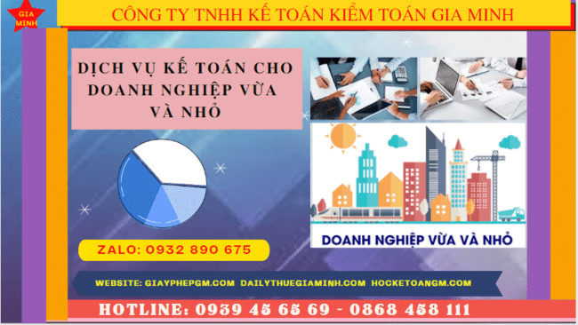 Dịch vụ kế toán cho doanh nghiệp vừa và nhỏ trọn gói ở Bắc Ninh