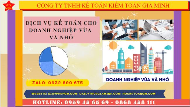 Dịch vụ kế toán cho doanh nghiệp vừa và nhỏ trọn gói ở Bình Định