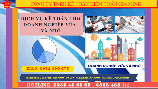 Dịch vụ kế toán cho doanh nghiệp vừa và nhỏ trọn gói ở Bình Thuận