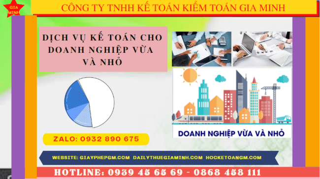 Dịch vụ kế toán cho doanh nghiệp vừa và nhỏ tại điện biên 6 Dịch vụ kế toán cho doanh nghiệp vừa và nhỏ trọn gói ở Điện Biên