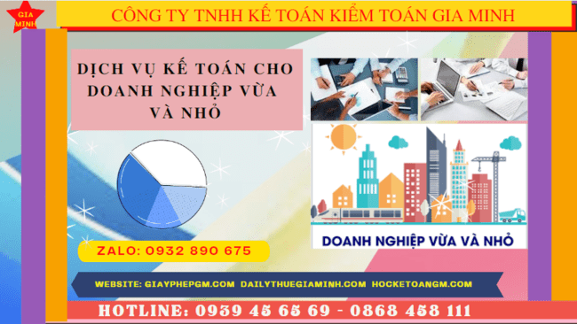 Dịch vụ kế toán cho doanh nghiệp vừa và nhỏ trọn gói ở Đồng Nai
