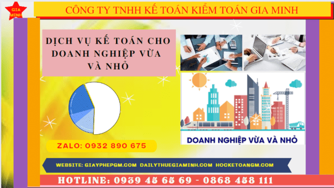 Dịch vụ kế toán cho doanh nghiệp vừa và nhỏ trọn gói ở Gia Lai