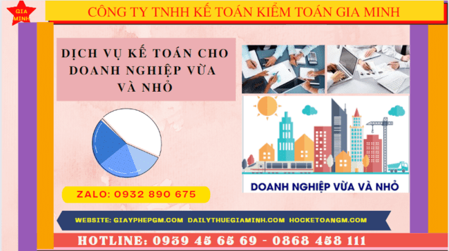 Dịch vụ kế toán cho doanh nghiệp vừa và nhỏ tại hà giang 6 Dịch vụ kế toán cho doanh nghiệp vừa và nhỏ trọn gói ở Hà Giang