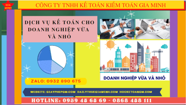 Dịch vụ kế toán cho doanh nghiệp vừa và nhỏ trọn gói ở Hà Tĩnh
