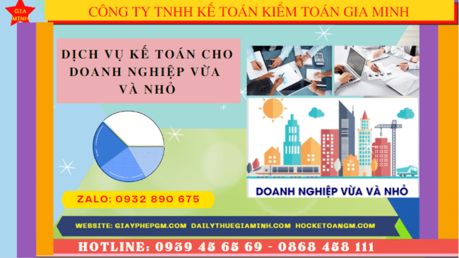 Dịch vụ kế toán cho doanh nghiệp vừa và nhỏ trọn gói ở Hậu Giang