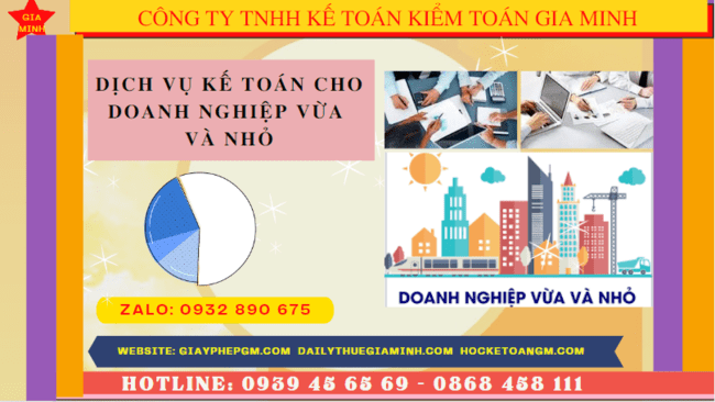 Dịch vụ kế toán cho doanh nghiệp vừa và nhỏ trọn gói ở Nghệ An