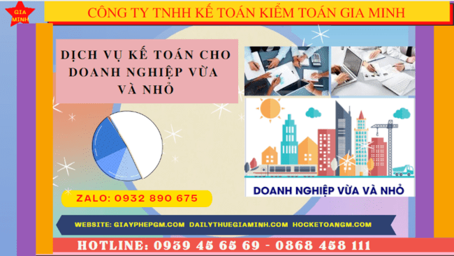 Dịch vụ kế toán cho doanh nghiệp vừa và nhỏ tại nha trang 6 Dịch vụ kế toán cho doanh nghiệp vừa và nhỏ trọn gói ở Nha Trang