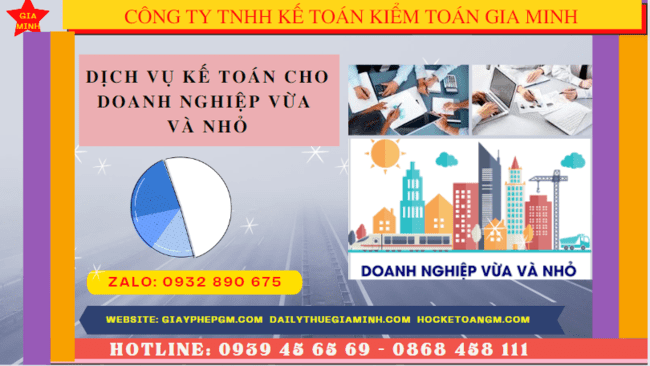 Dịch vụ kế toán cho doanh nghiệp vừa và nhỏ trọn gói ở Ninh Thuận