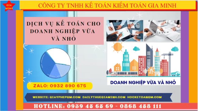Dịch vụ kế toán cho doanh nghiệp vừa và nhỏ trọn gói ở Quảng Bình