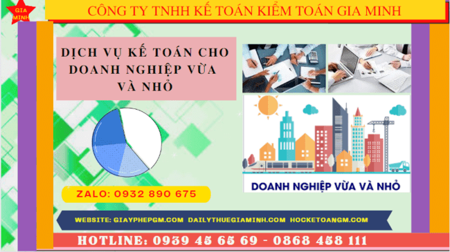 Dịch vụ kế toán cho doanh nghiệp vừa và nhỏ trọn gói ở Sóc Trăng