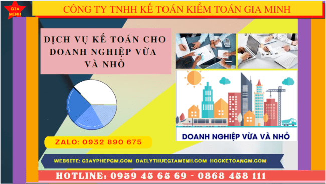 Dịch vụ kế toán cho doanh nghiệp vừa và nhỏ tại sơn la 6 Dịch vụ kế toán cho doanh nghiệp vừa và nhỏ trọn gói ở Sơn La
