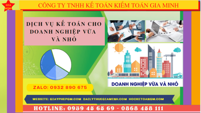 Dịch vụ kế toán cho doanh nghiệp vừa và nhỏ trọn gói ở Tây Ninh