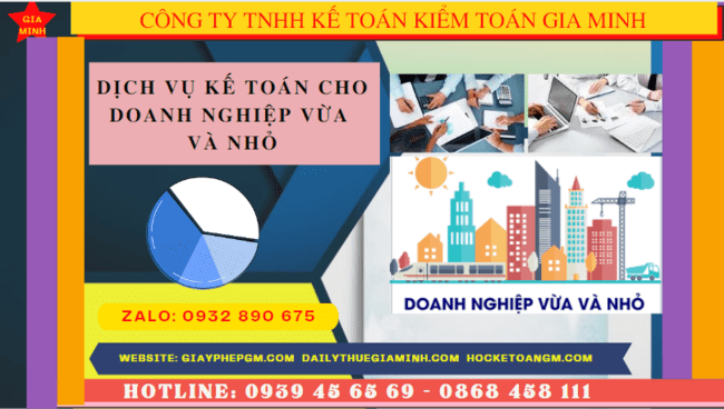 Dịch vụ kế toán cho doanh nghiệp vừa và nhỏ trọn gói ở Thái Bình