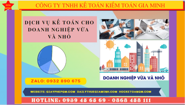 Dịch vụ kế toán cho doanh nghiệp vừa và nhỏ tại thái nguyên 6 Dịch vụ kế toán cho doanh nghiệp vừa và nhỏ trọn gói ở Thái Nguyên