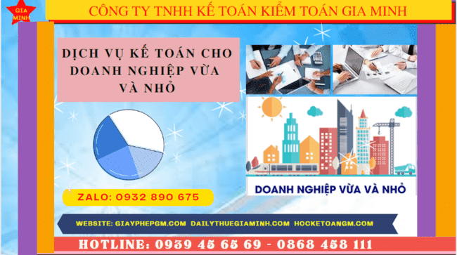 Dịch vụ kế toán cho doanh nghiệp vừa và nhỏ trọn gói ở Thành Phố Cần Thơ