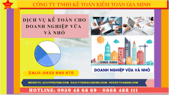 Dịch vụ kế toán cho doanh nghiệp vừa và nhỏ trọn gói ở Thừa Thiên Huế