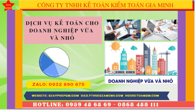 Dịch vụ kế toán cho doanh nghiệp vừa và nhỏ trọn gói ở Tiền Giang