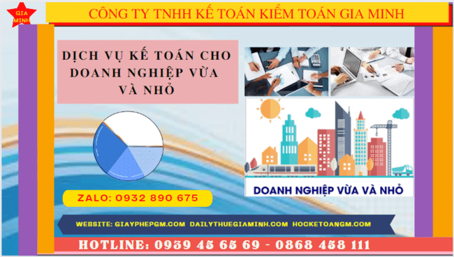 Dịch vụ kế toán cho doanh nghiệp vừa và nhỏ trọn gói ở TP Cần Thơ