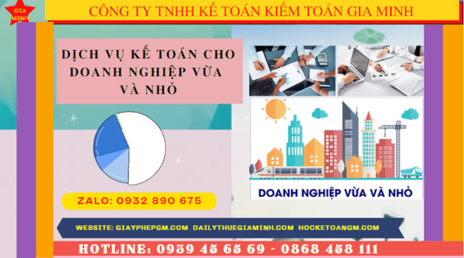Dịch vụ kế toán cho doanh nghiệp vừa và nhỏ trọn gói ở Vũng Tàu