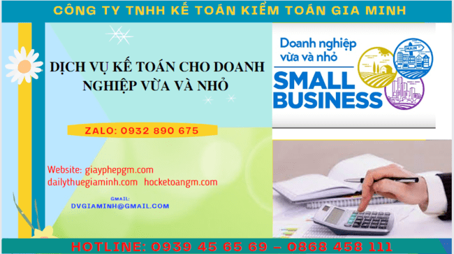 Dịch vụ kế toán cho doanh nghiệp vừa và nhỏ tại Bến Tre 